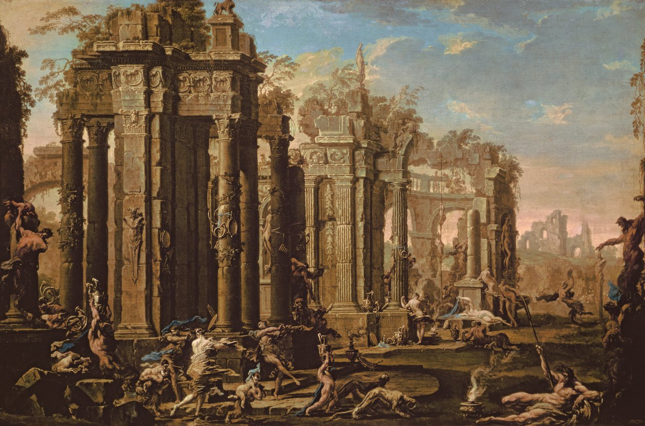Bacchantes av Alessandro Magnasco
