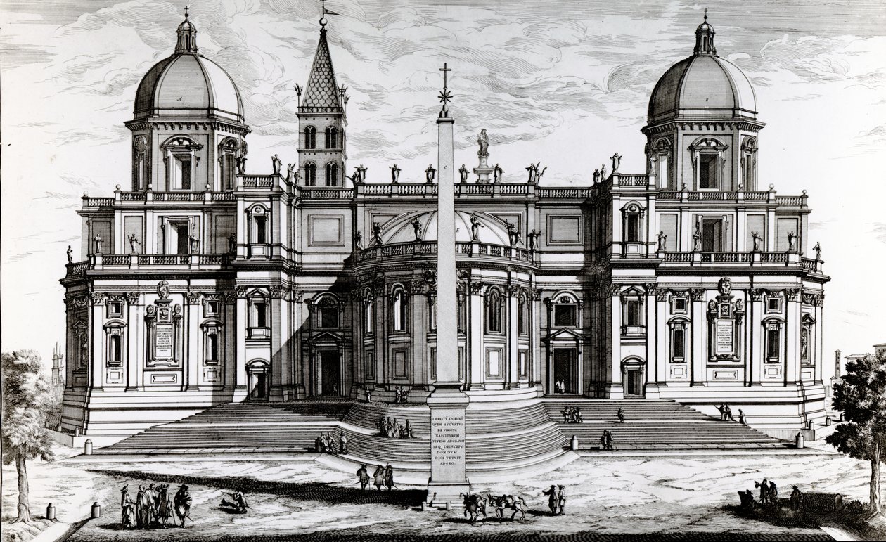 Basilikan Santa Maria Maggiore, 1702 av Alessandro Specchi