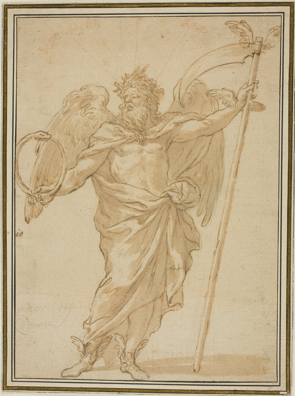 Fader Tid av Alessandro Algardi
