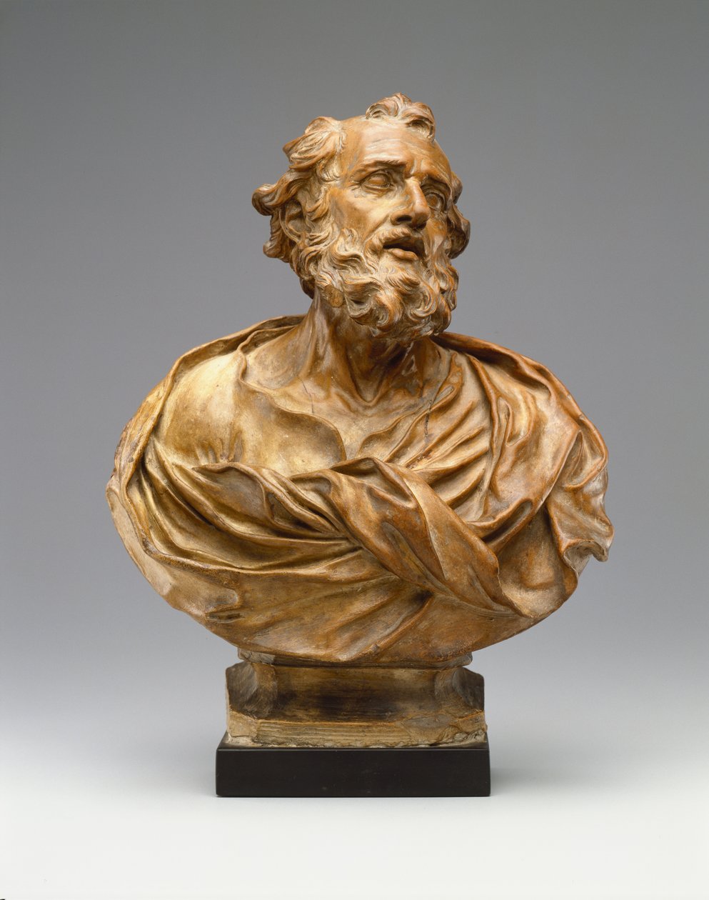 Sankt Peter, ca 1646 (terrakotta) av Alessandro Algardi