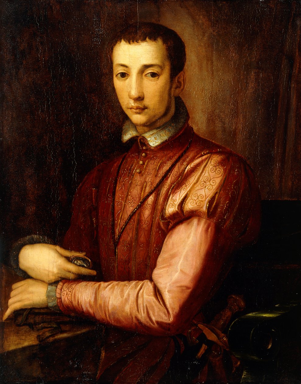 Porträtt av Francesco I d "Medici av Alessandro Allori