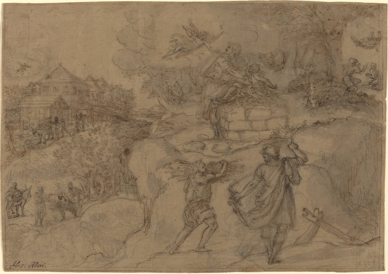 Abrahams offer av Alessandro Allori