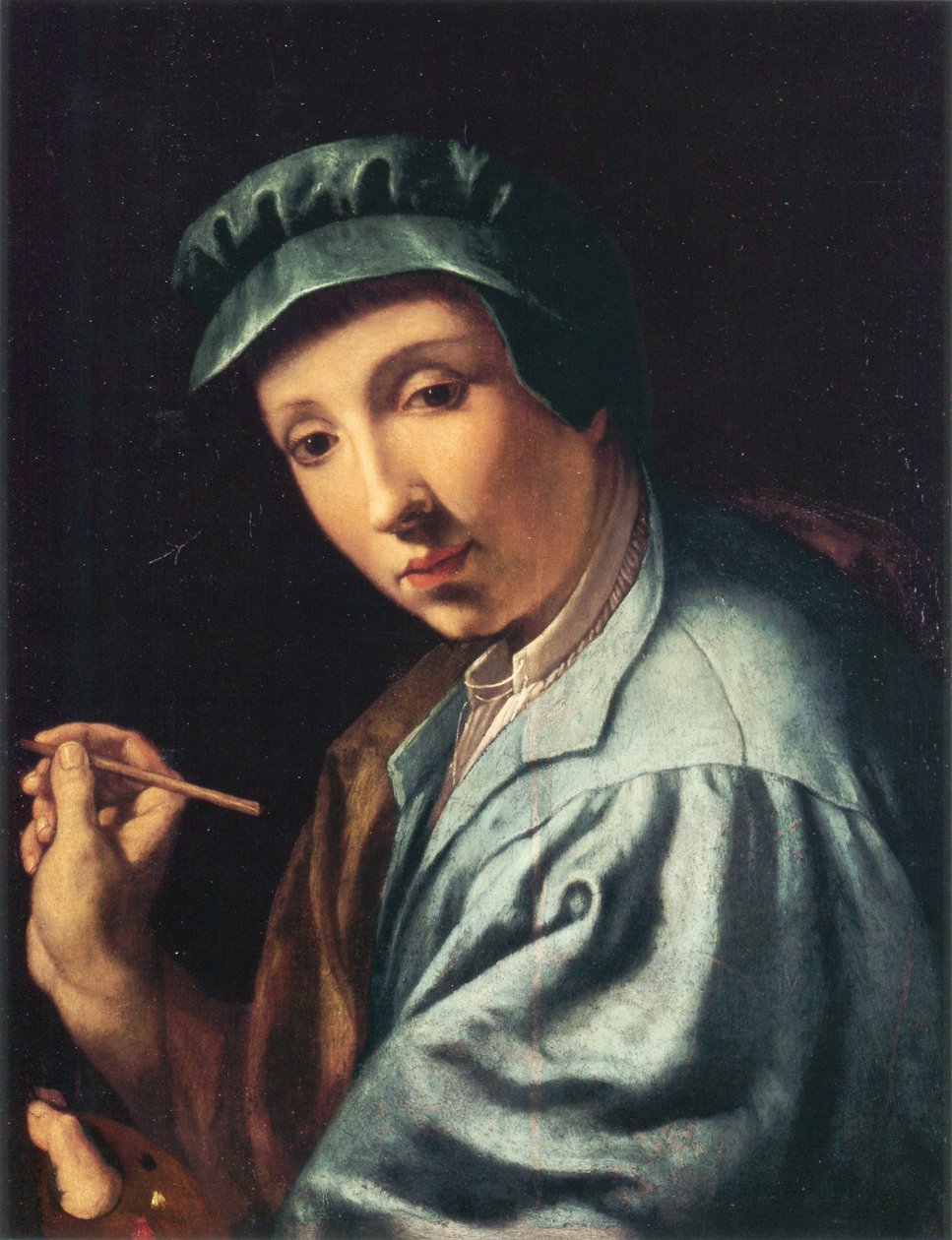 Självporträtt, ca 1555. av Alessandro Allori