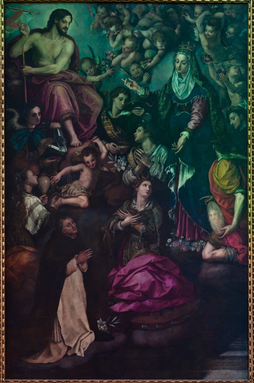 Visionen om St. Hyacinth av Alessandro Allori