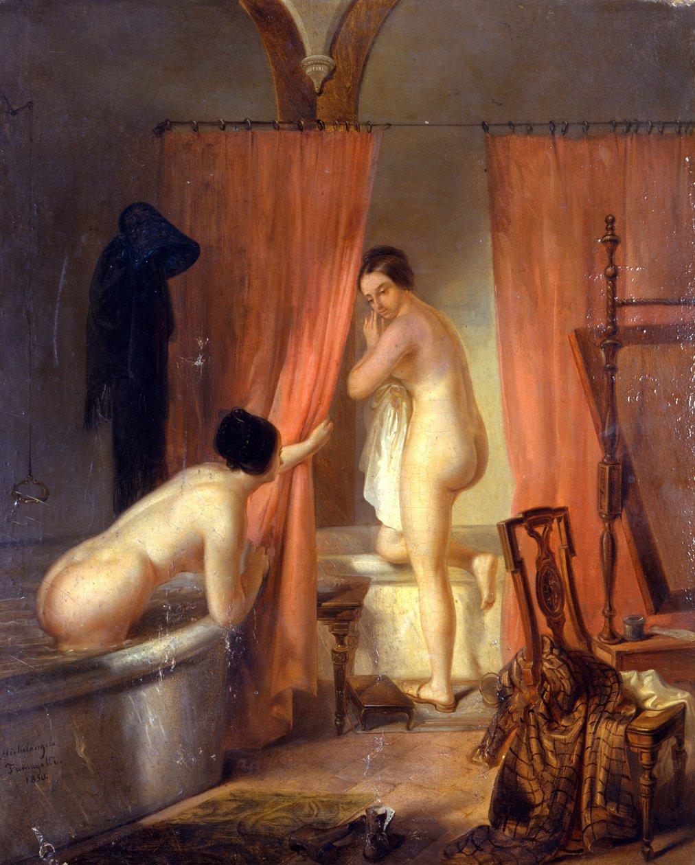 Alessandro Durini. “Efter badet” av Alessandro Durini