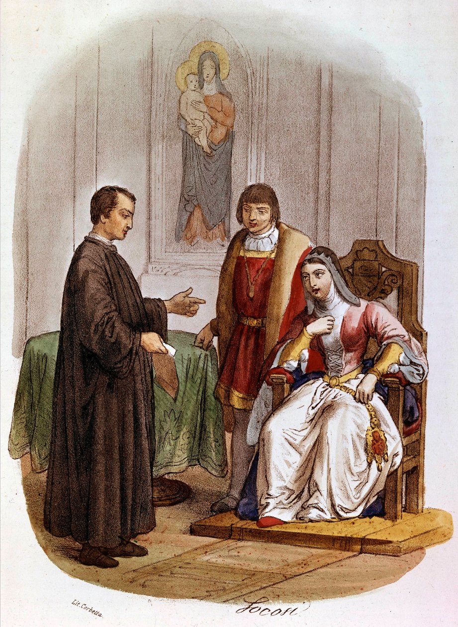 Niccolo di Bernardo dei Machiavelli (Nicolas Machiavel av Alessandro Focosi