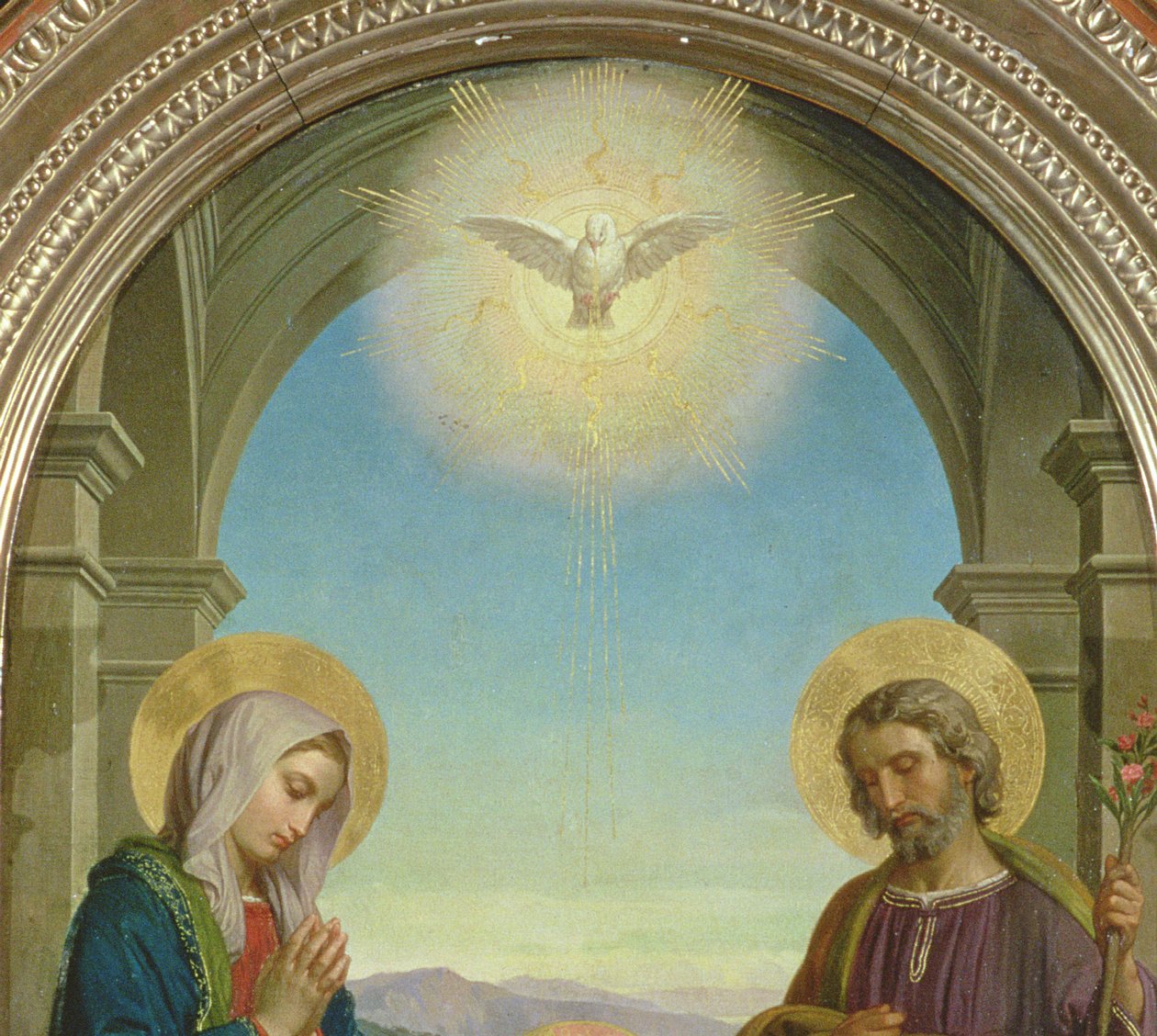 Heliga familjen, 1898 av Alessandro Franchi