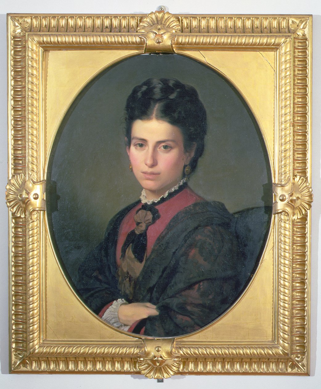 Porträtt av Emilia Sampieri av Alessandro Franchi