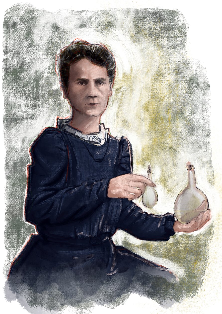 Marie Curie av Alessandro Lonati