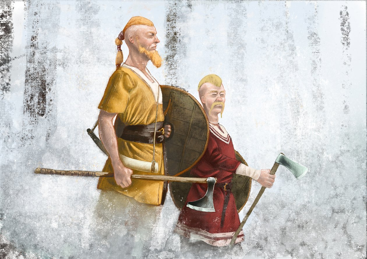 Vikingar i dimskogen av Alessandro Lonati