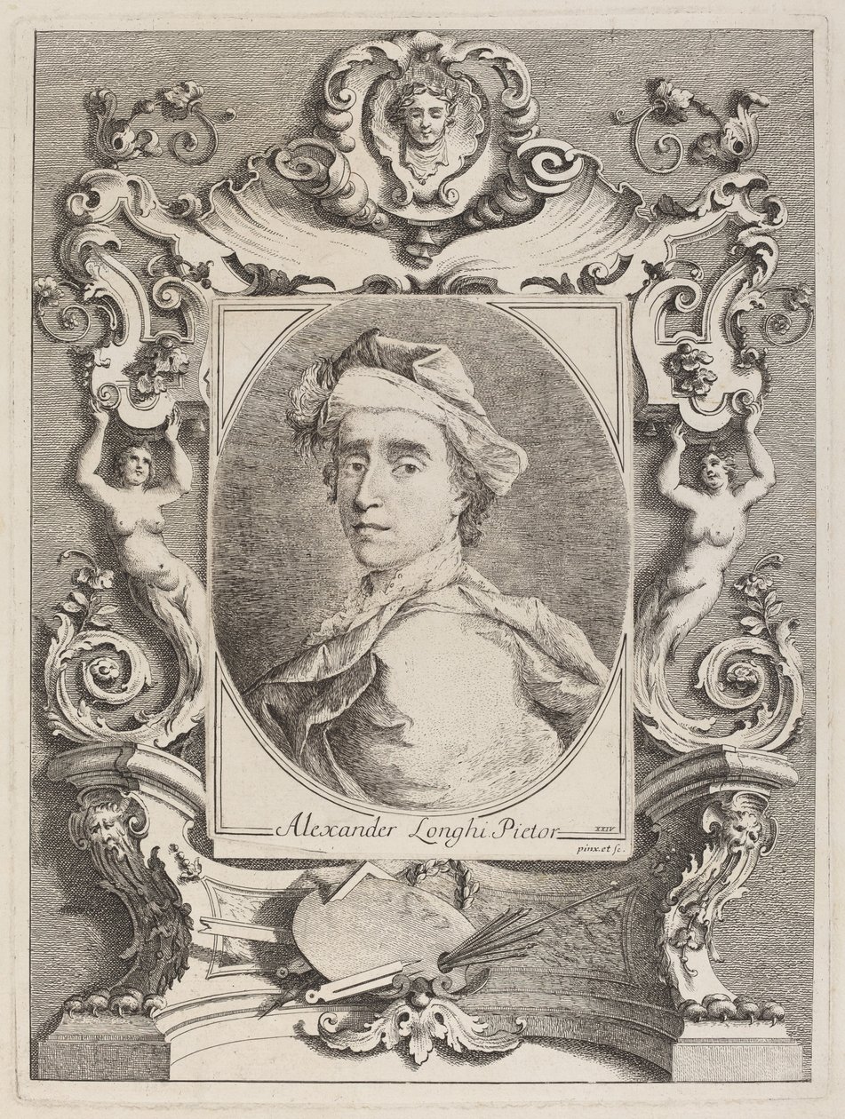 Självporträtt av Alessandro Longhi