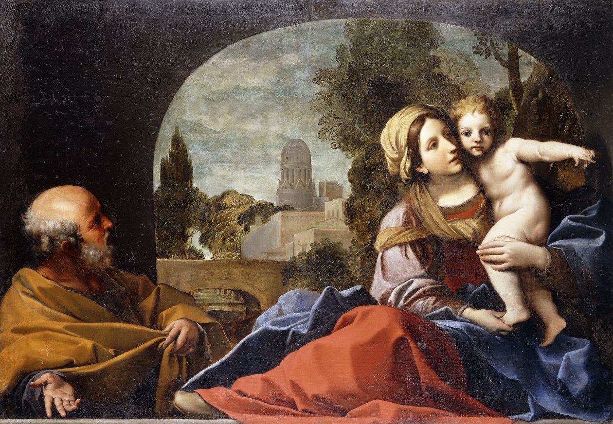 Den heliga familjen, av Alessandro Tiarini