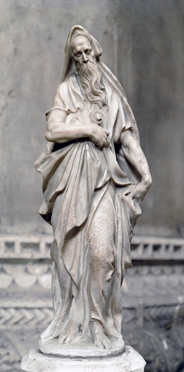Profeten Sakarja (Marmorskulptur av Alessandro Vittoria