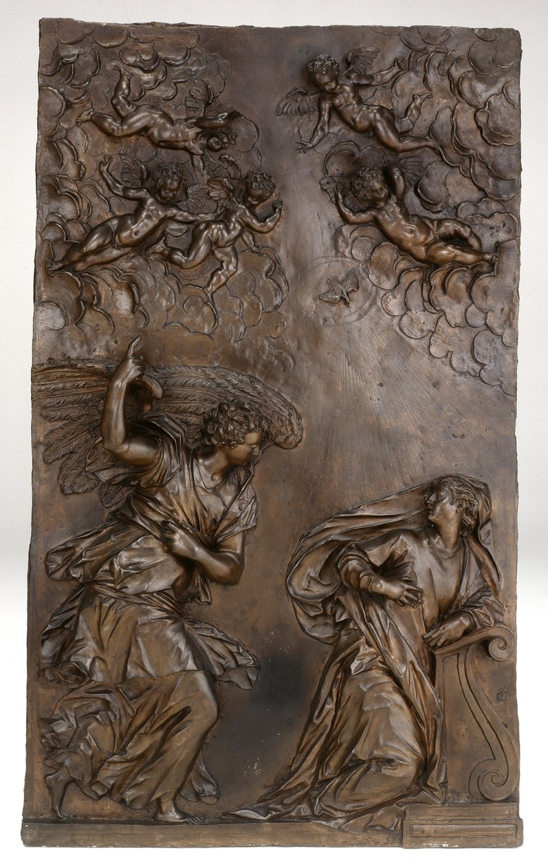 Bebådelsen, c.1583 av Alessandro Vittoria