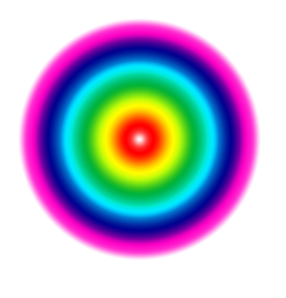 Geometriska lampor, #1, (gradient) av Alex Caminker