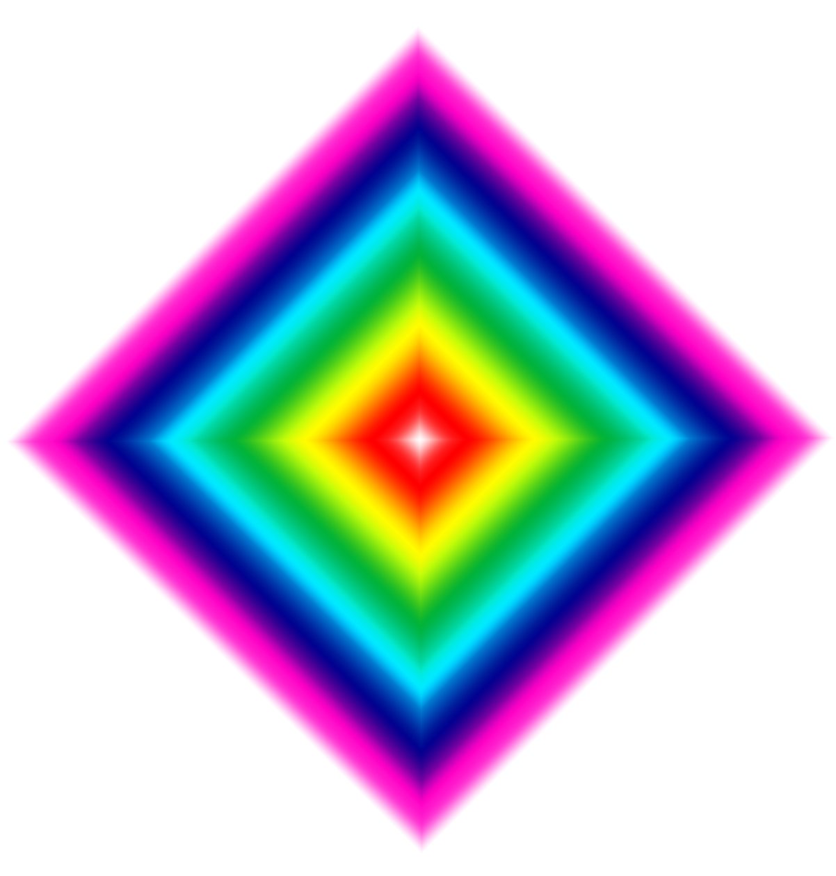 Geometriska lampor, #2, (gradient) av Alex Caminker