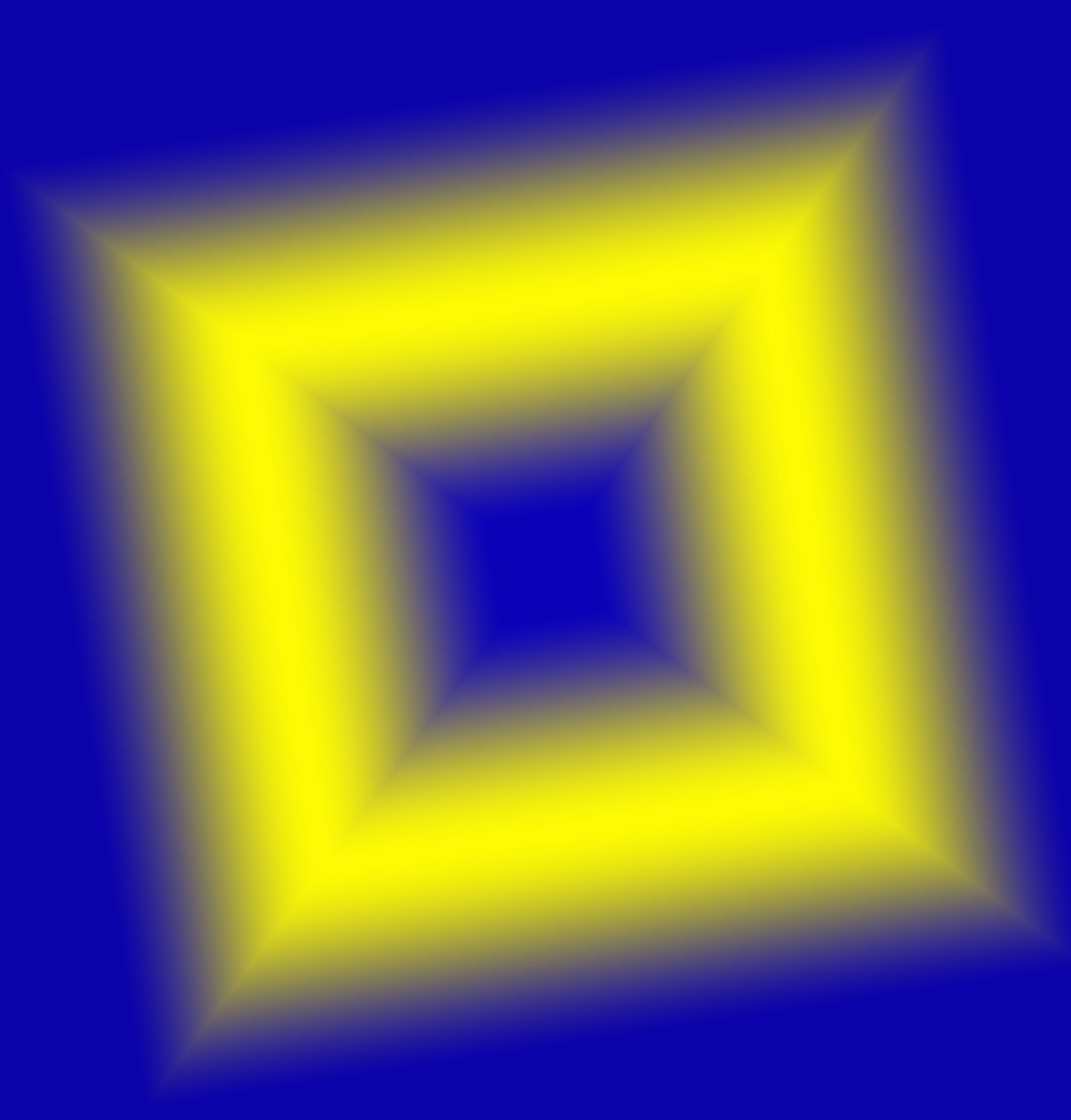 Geometriska lampor, #5, (gradient) av Alex Caminker