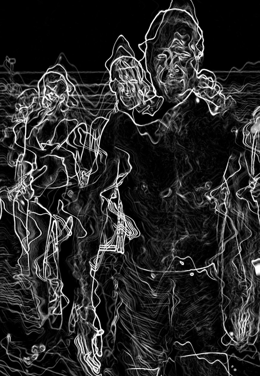 Ghosts, 2020 (blandade media) av Alex Caminker