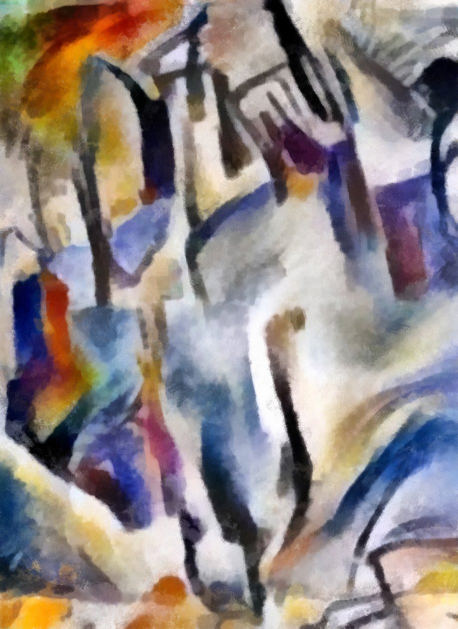 Snöig skog, 2016, av Alex Caminker