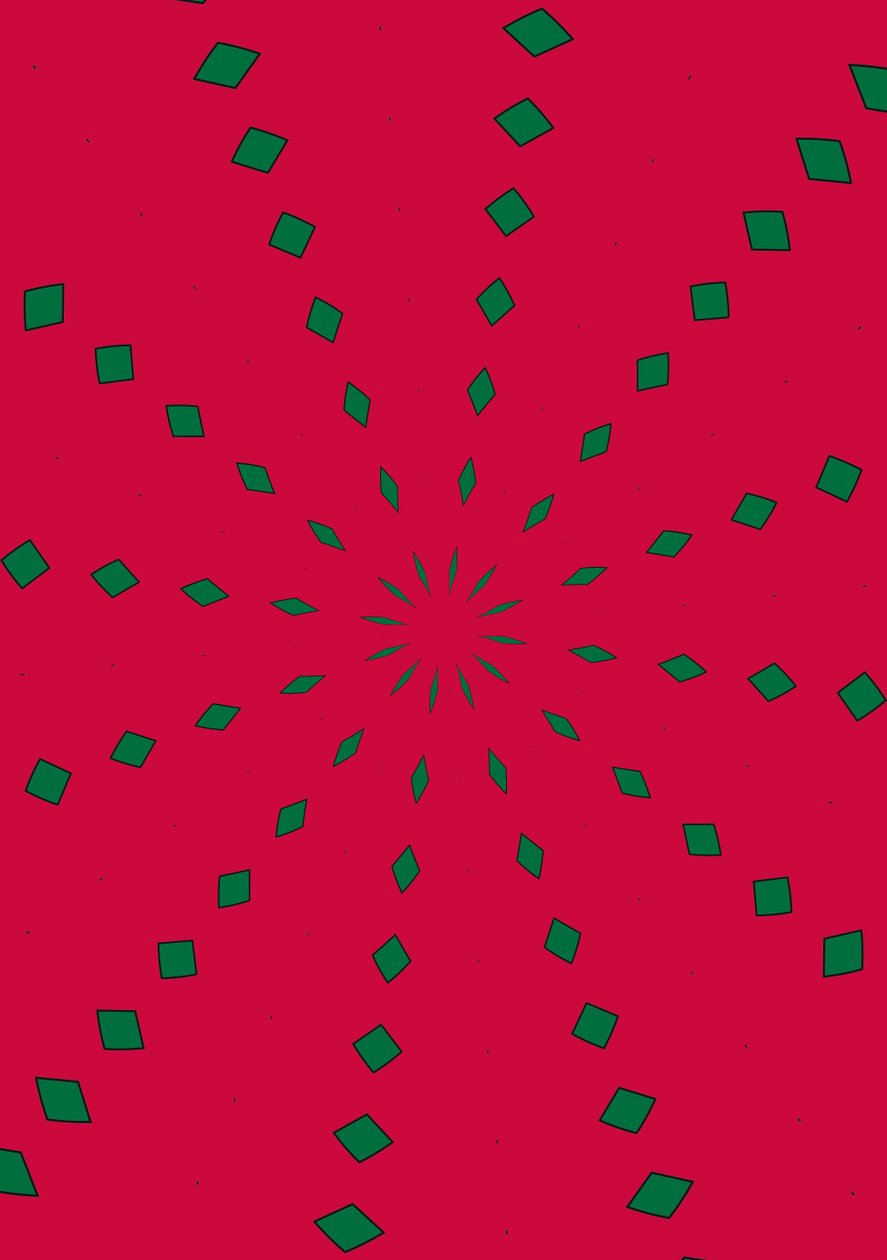 arabesque #16,2019,(blandade media) av Alex Caminker