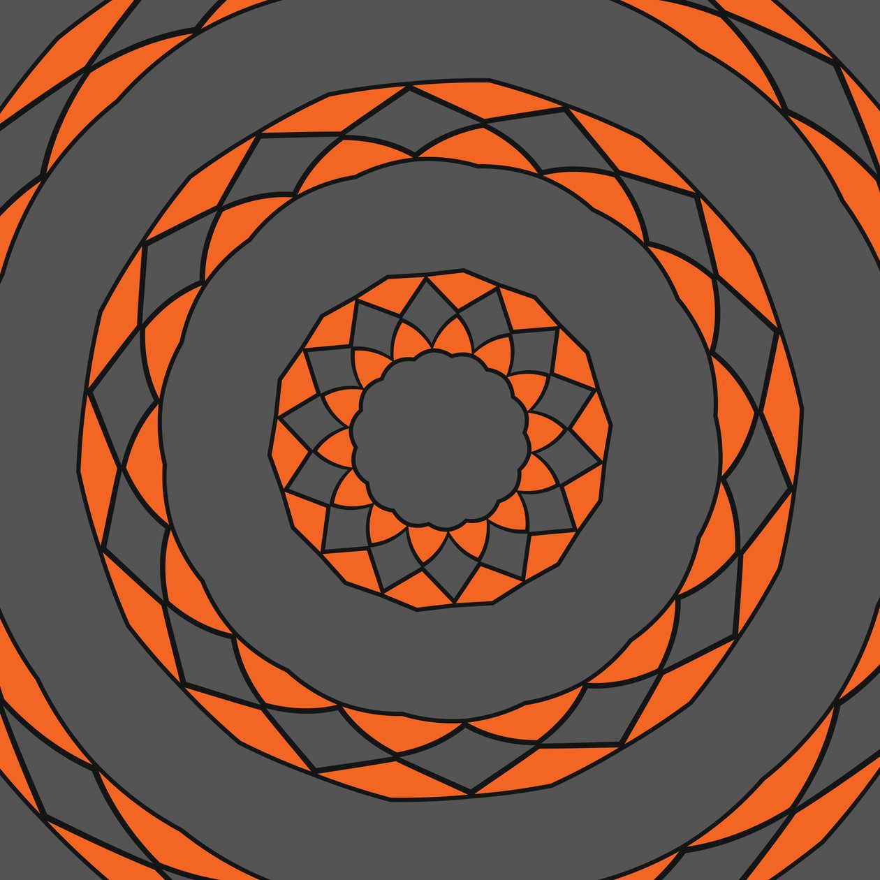 arabesque #32,2019,(blandade media) av Alex Caminker