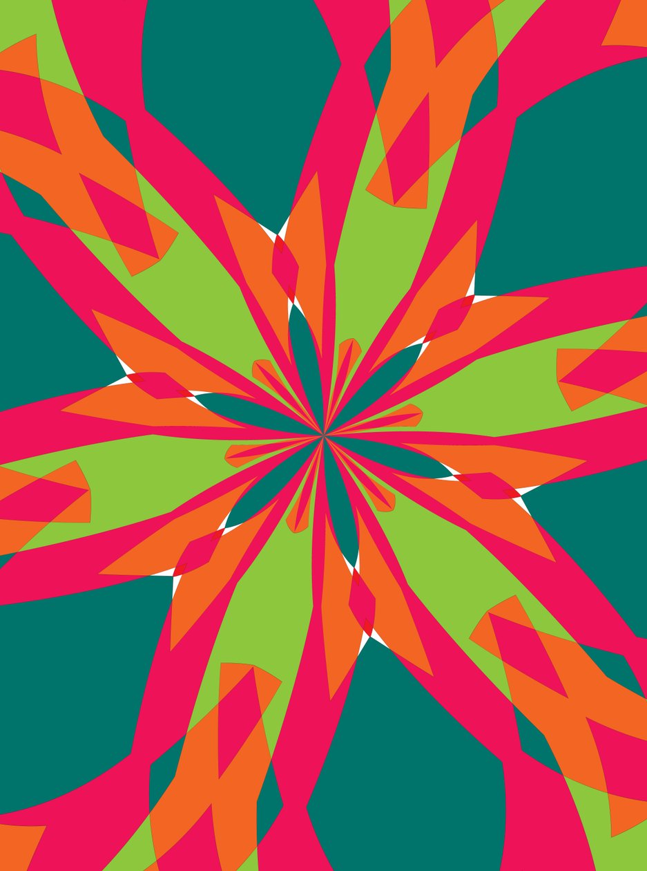 blommor #21,2019,(blandade media) av Alex Caminker