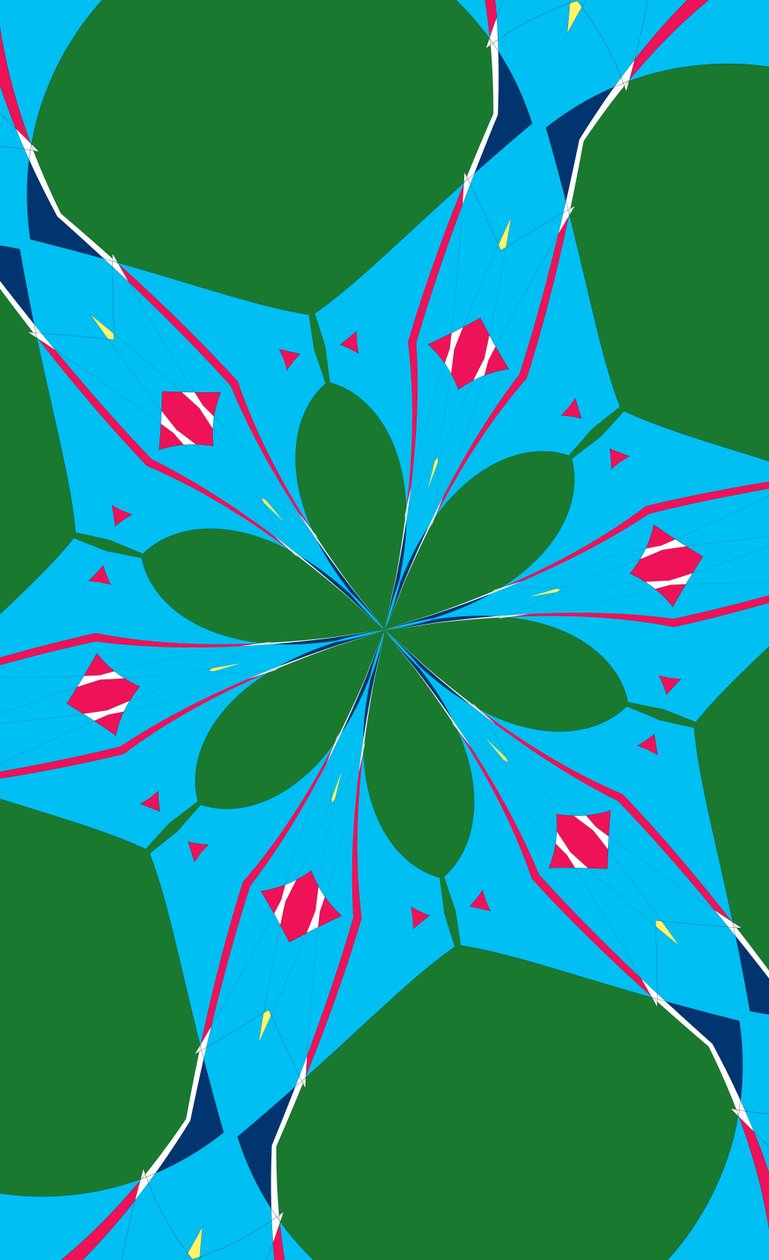 blommor #23,2019,(blandade media) av Alex Caminker
