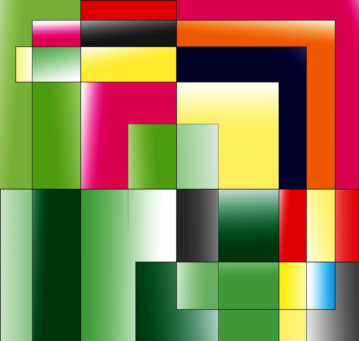 hus, 2019, (gradient) av Alex Caminker