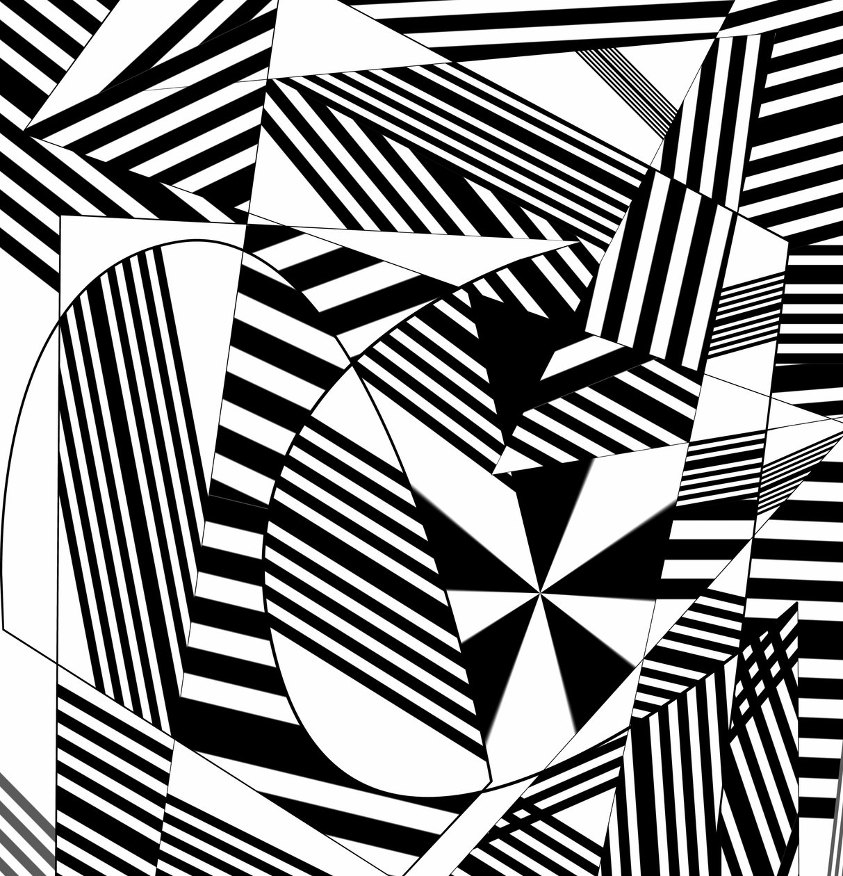 partitur, 2019, (gradient) av Alex Caminker
