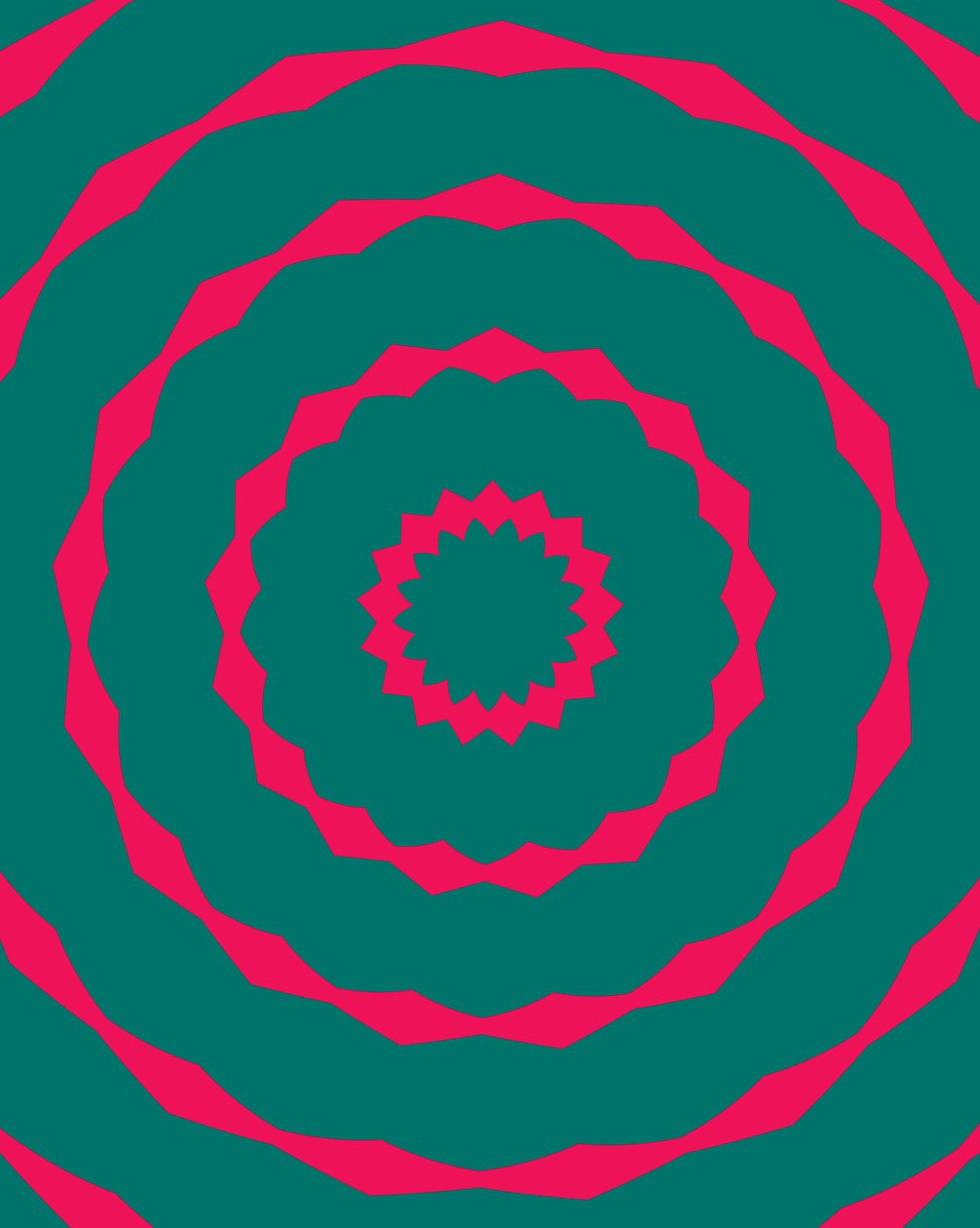 prydnad #5,2019,(tryck) av Alex Caminker