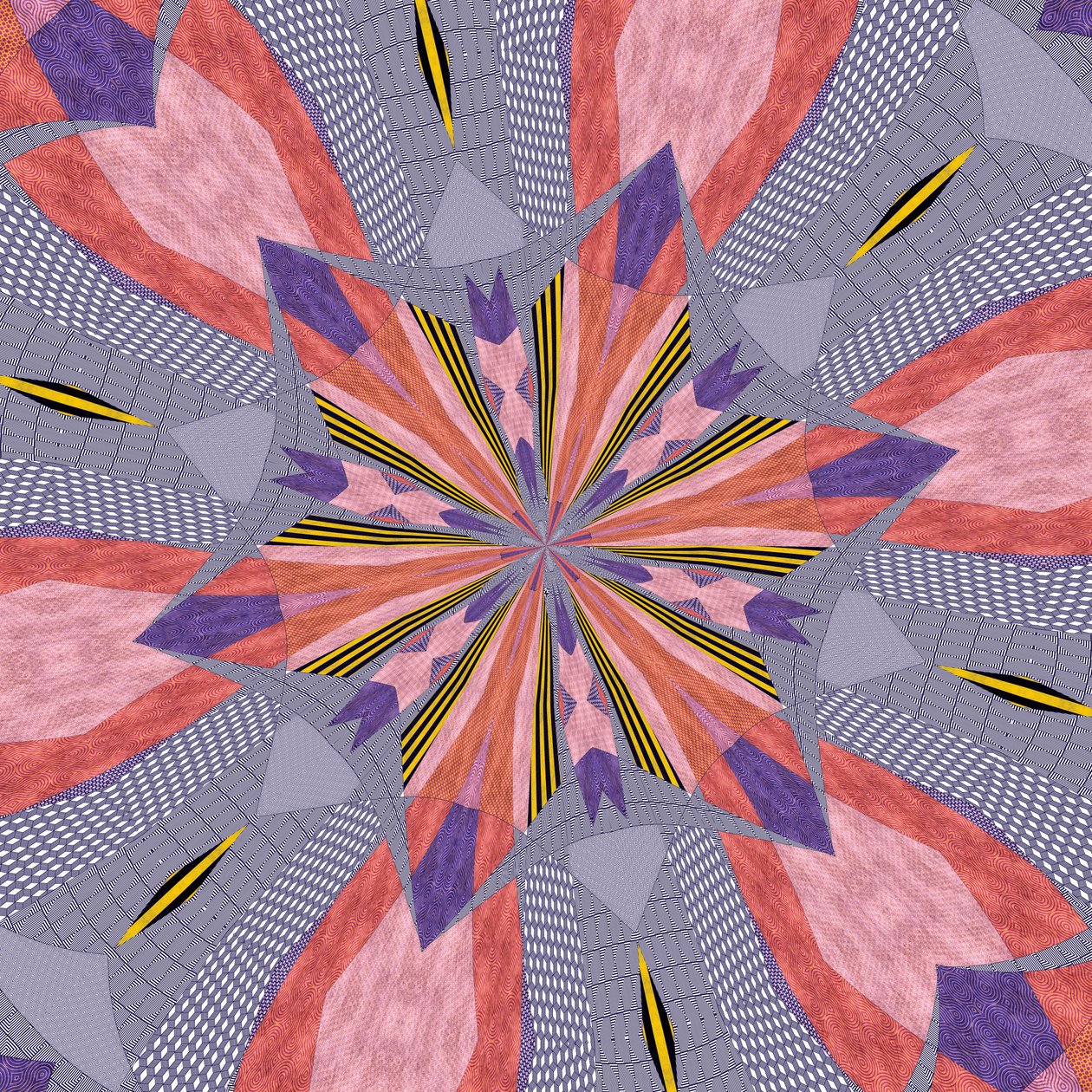 prydnad #72,2019,(blandade media) av Alex Caminker