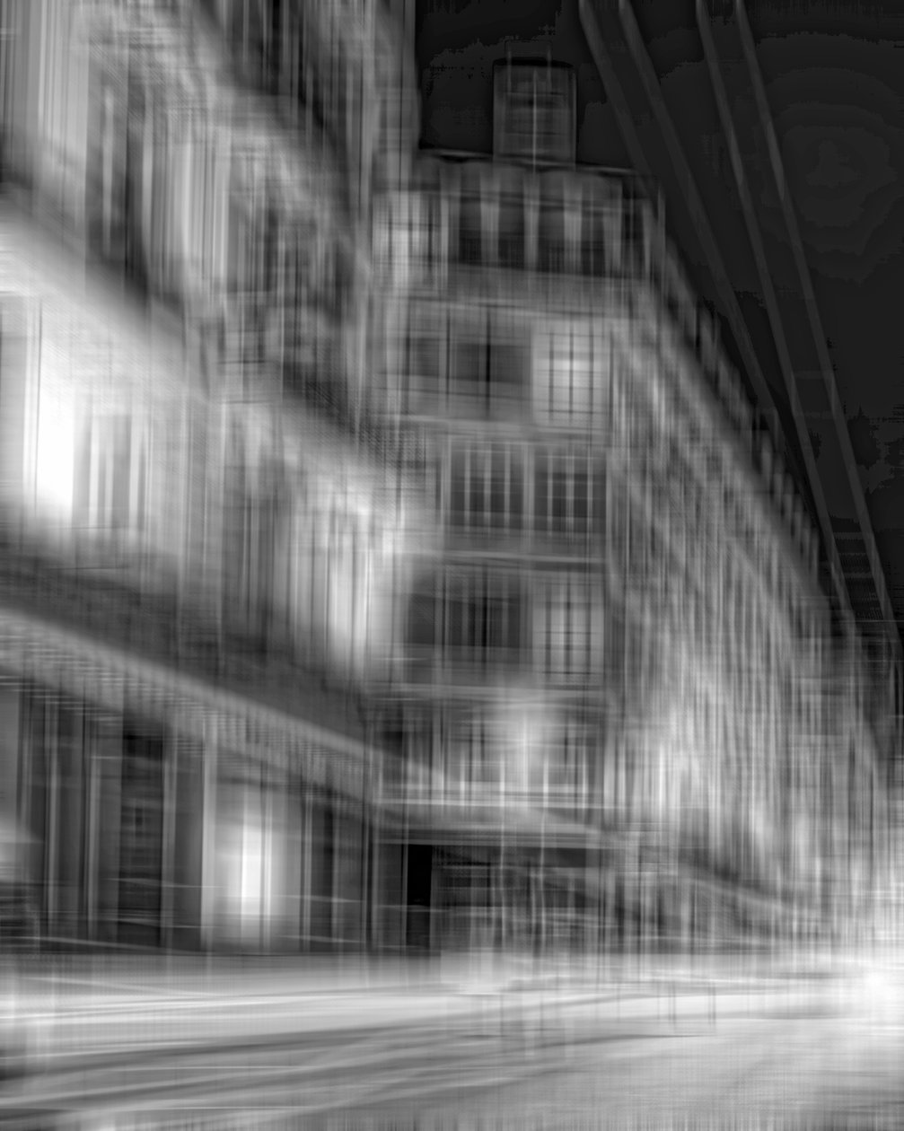 tyst gata, 2019, (fotografi) av Alex Caminker
