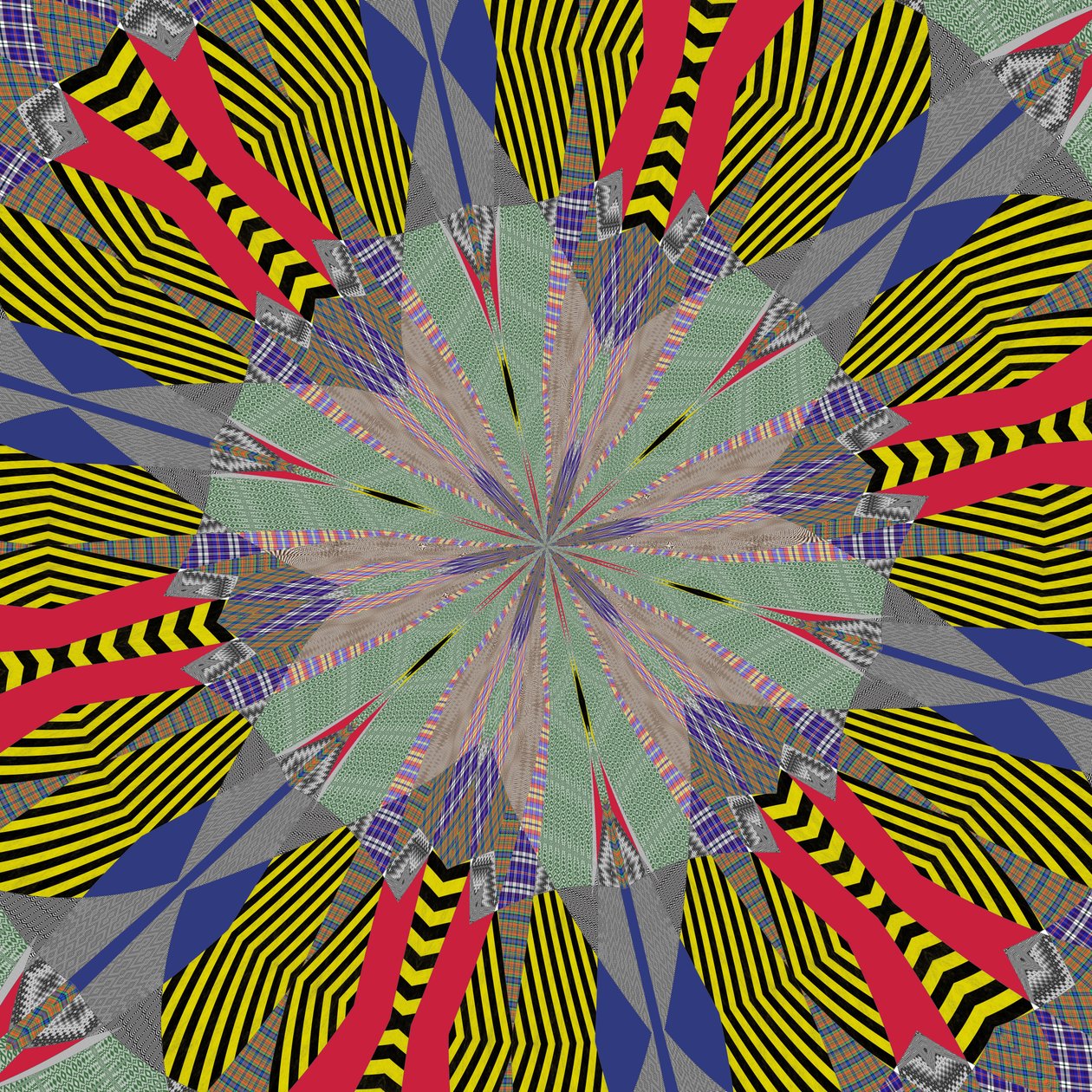 symmetri #24,2019,(blandade media) av Alex Caminker