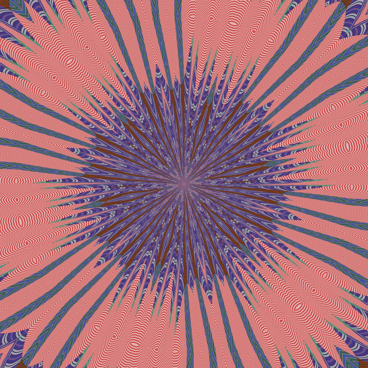 symmetri #34,2019,(blandade media) av Alex Caminker