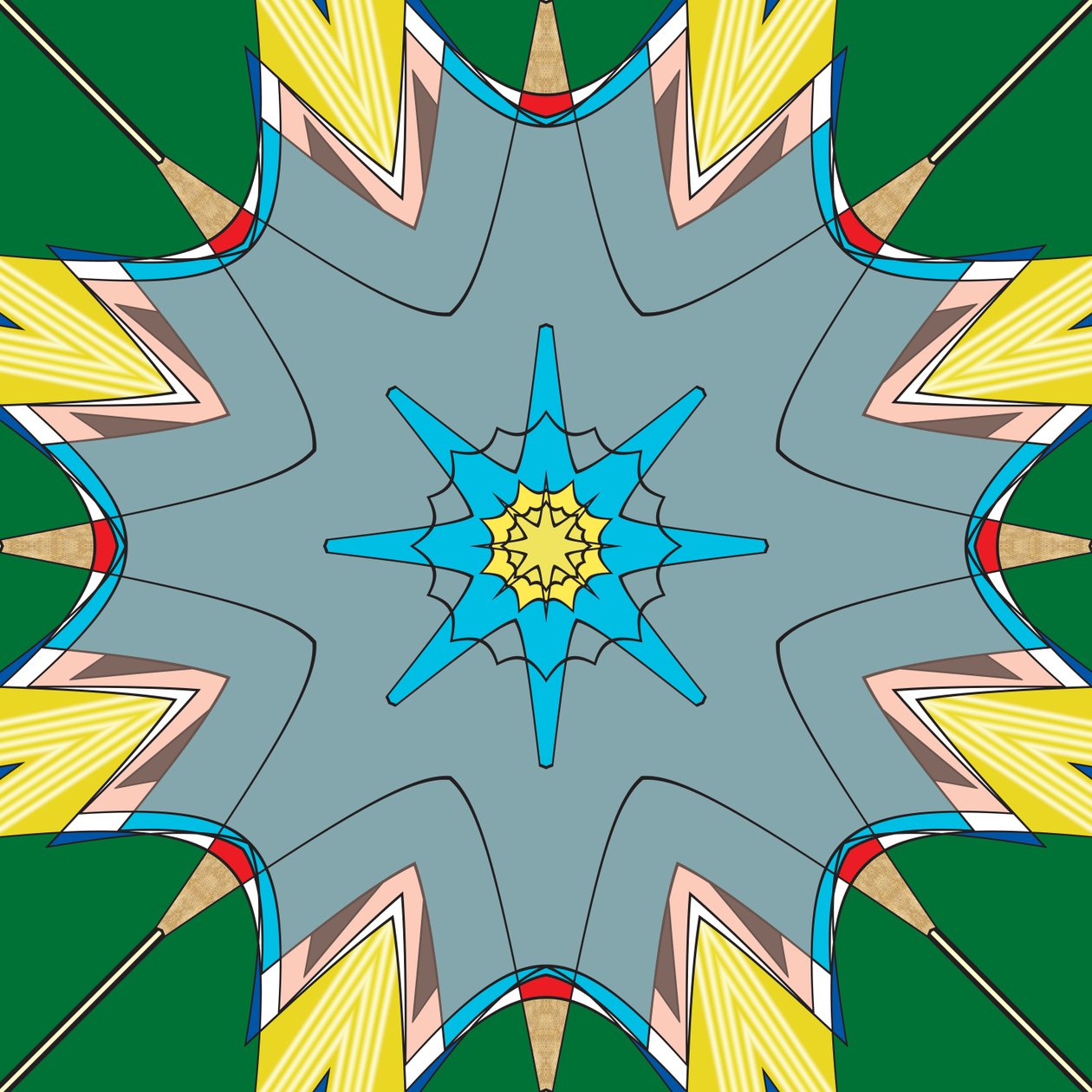 untitled,2019,(blandade media) av Alex Caminker