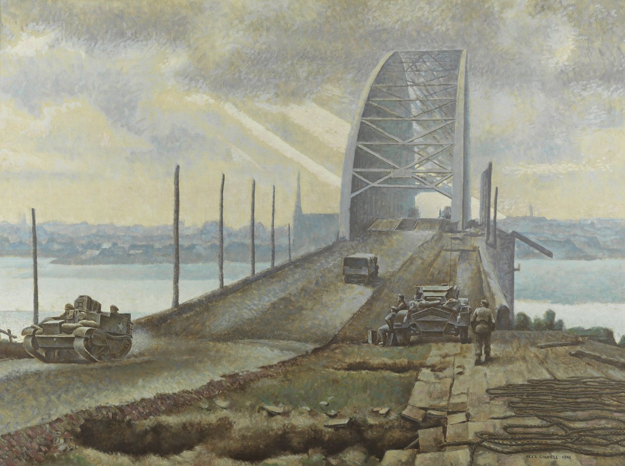 Nijmegenbron, Holland av Alex Colville