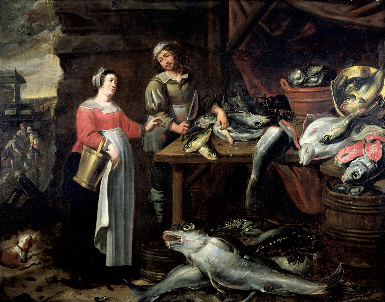 Fiskhandlaren av Alexander van Adriaenssen