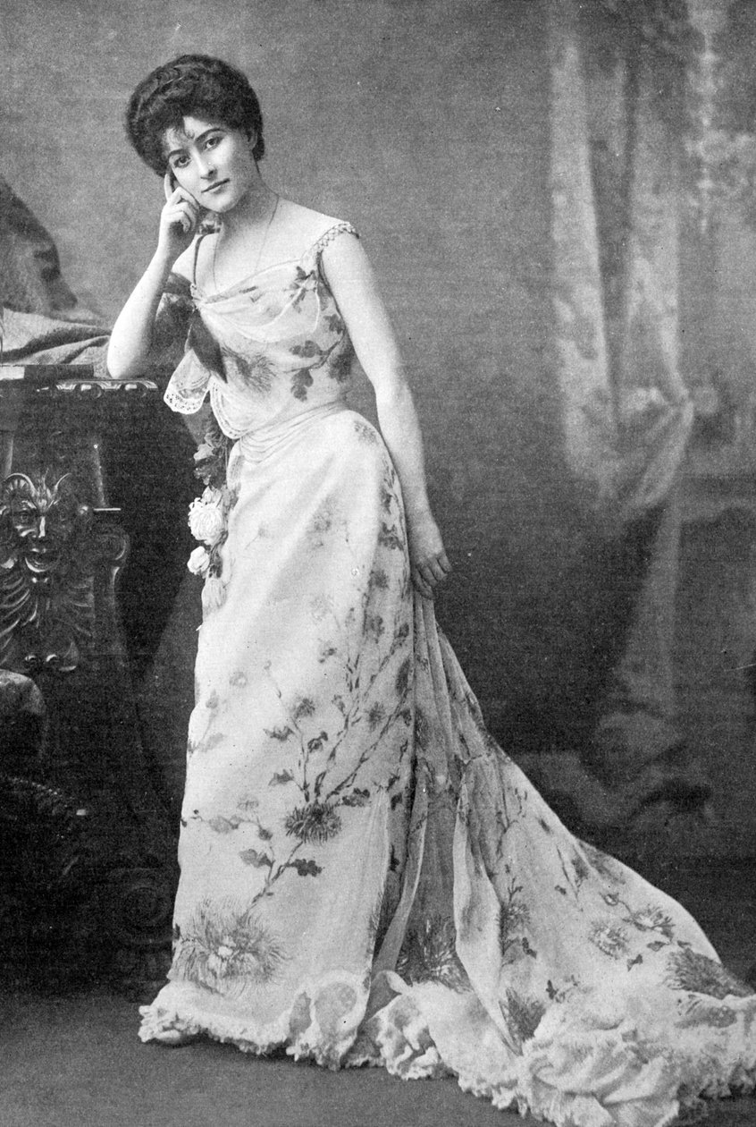 Miss Jessie Bateman, illustration från "The King", 1 juni 1901. av Alexander Bassano