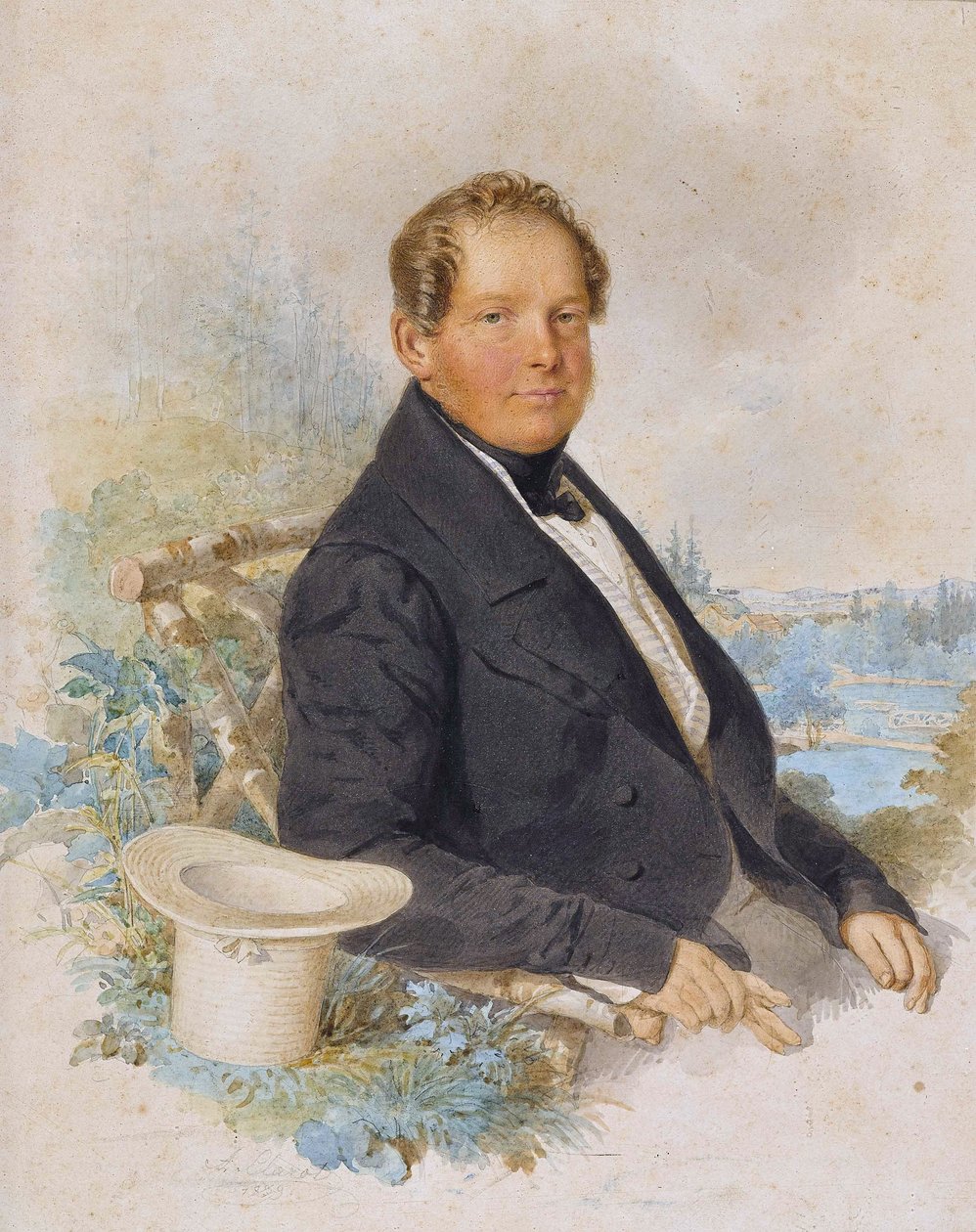Kronprinz Friedrich Wilhelm von Prussia (1795-1861) av Alexander Clarot