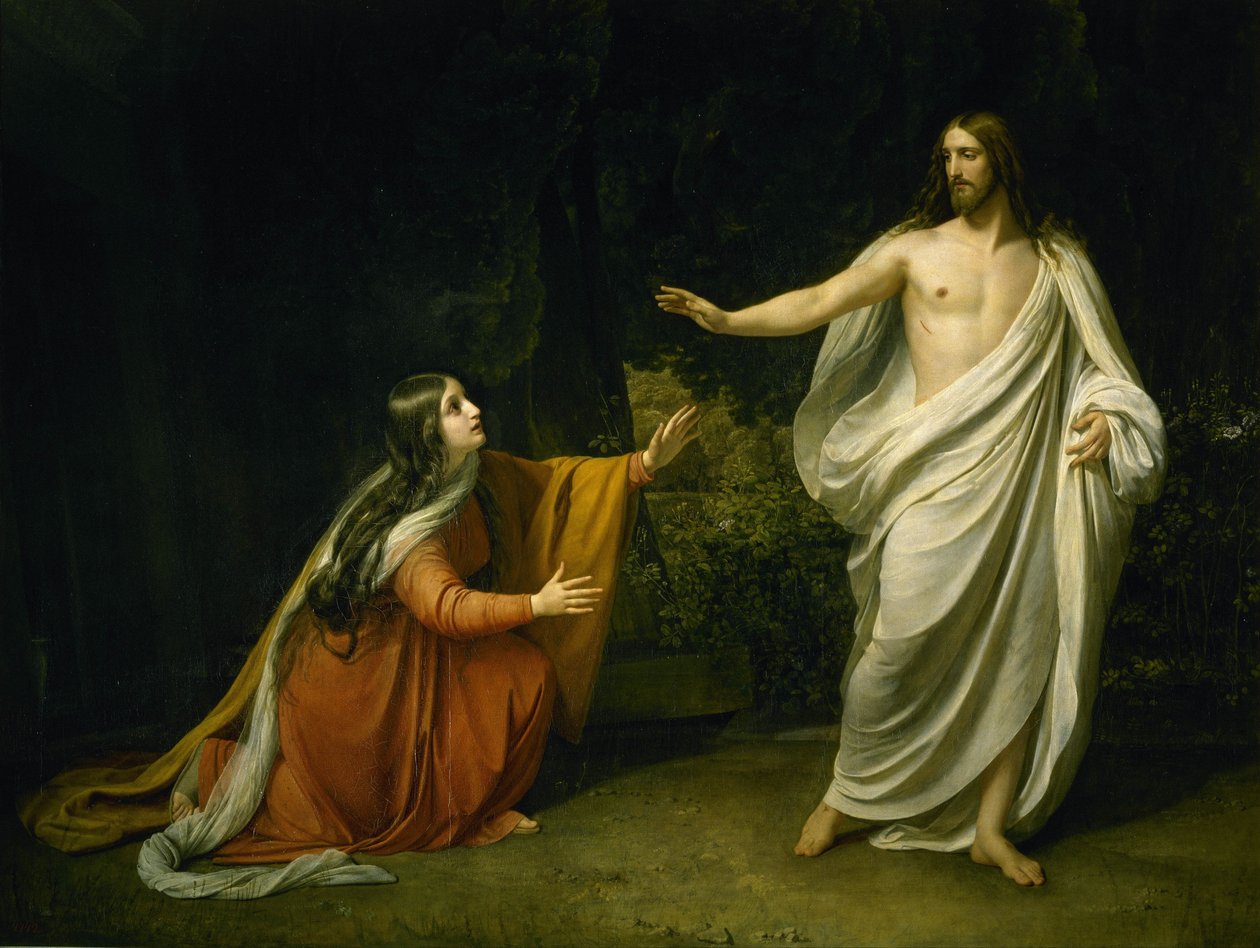 Kristi framträdande för Maria Magdalena efter uppståndelsen av Alexander Andreyevich Ivanov