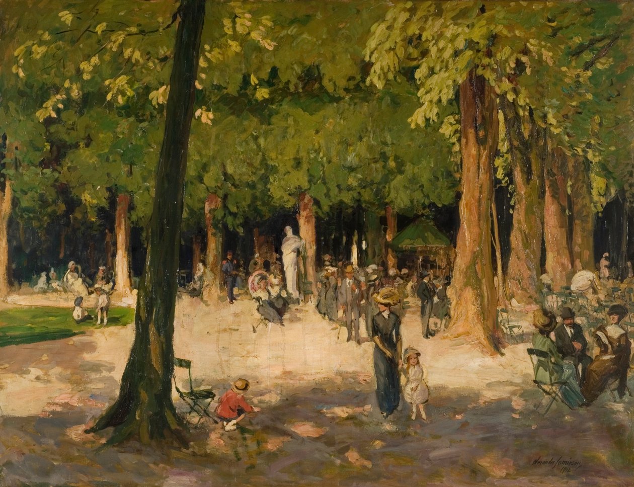 Trädgårdarna, Versailles, 1922 av Alexander Jamieson
