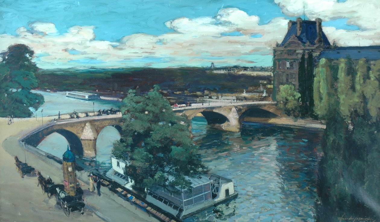 Seine, Paris, 1907 av Alexander Jamieson