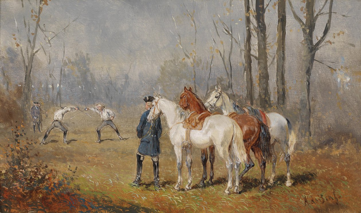 Das Duell av Alexander von Bensa