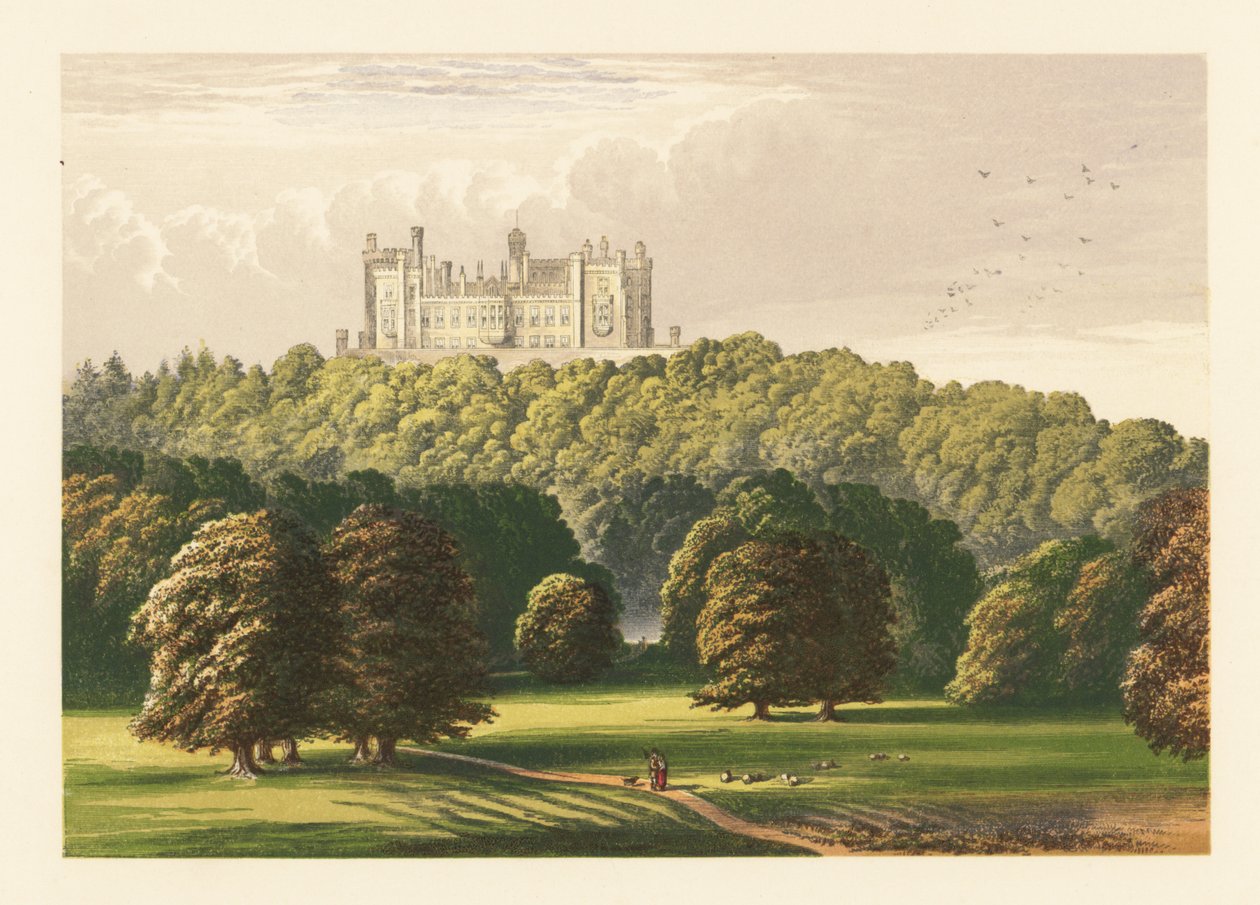 Belvoir Castle, Leicestershire, England. av Alexander Francis (after) Lydon