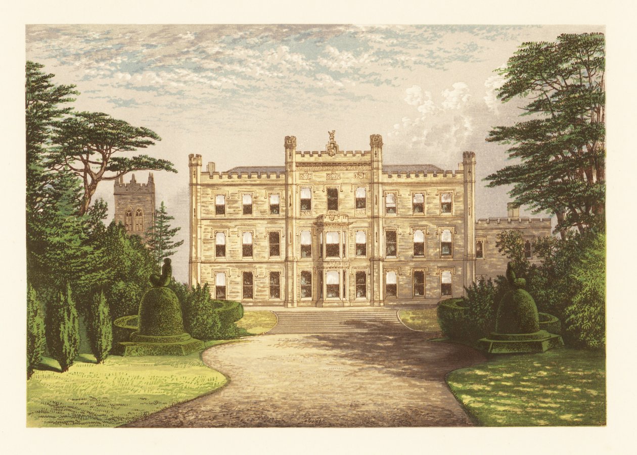 Elvaston Castle, Derbyshire, England. av Alexander Francis (after) Lydon