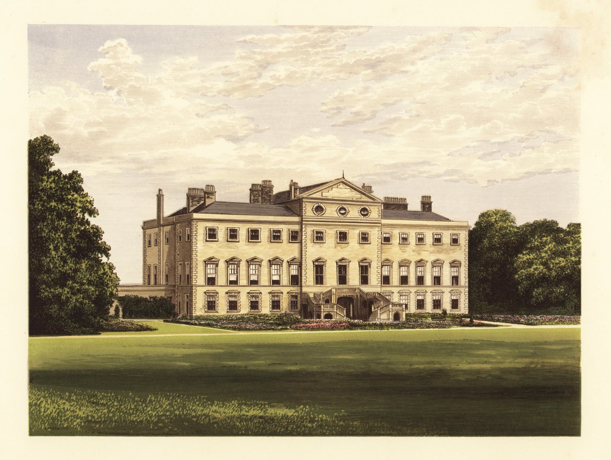 Lathom House, Lancashire, England. av Alexander Francis (after) Lydon