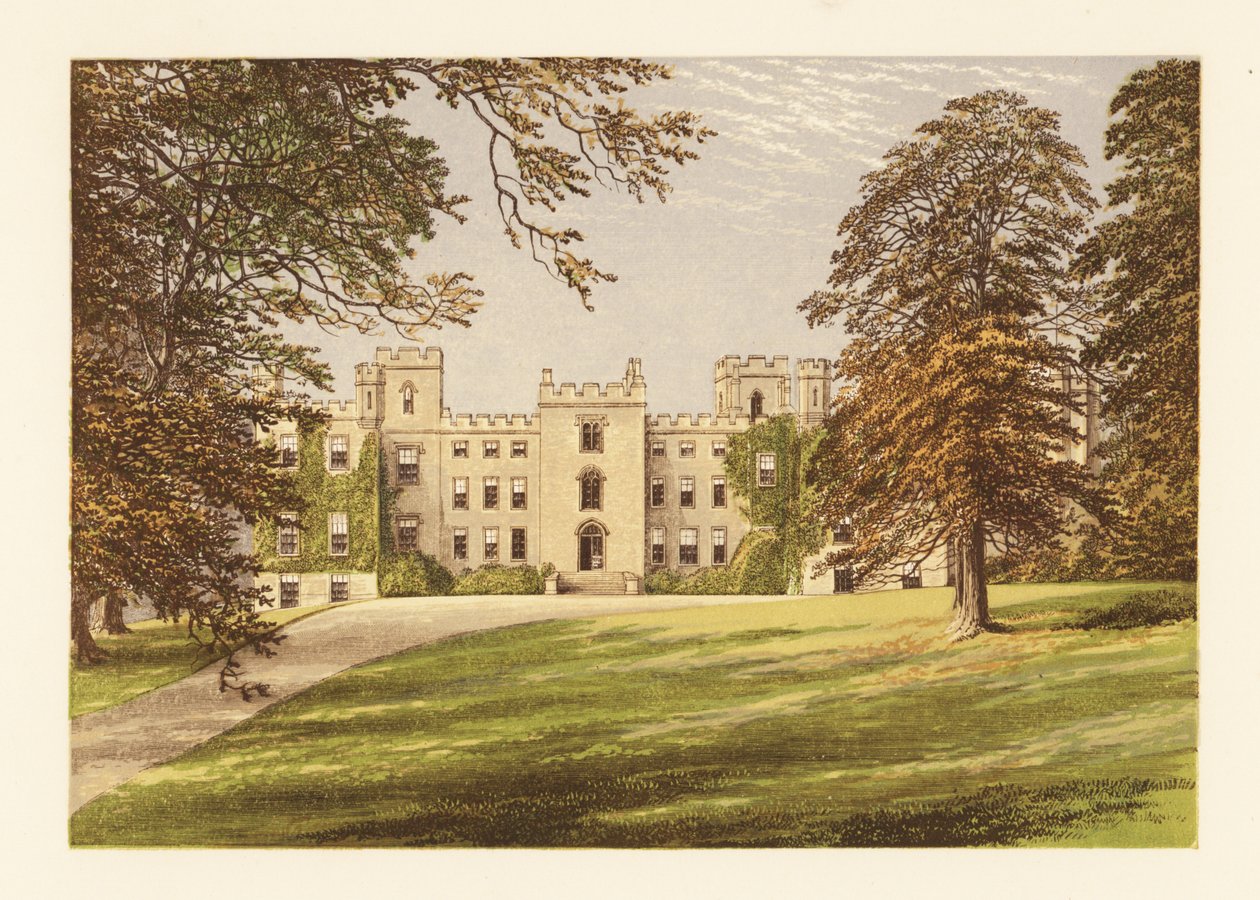 Mulgrave Castle, Yorkshire, England. av Alexander Francis (after) Lydon