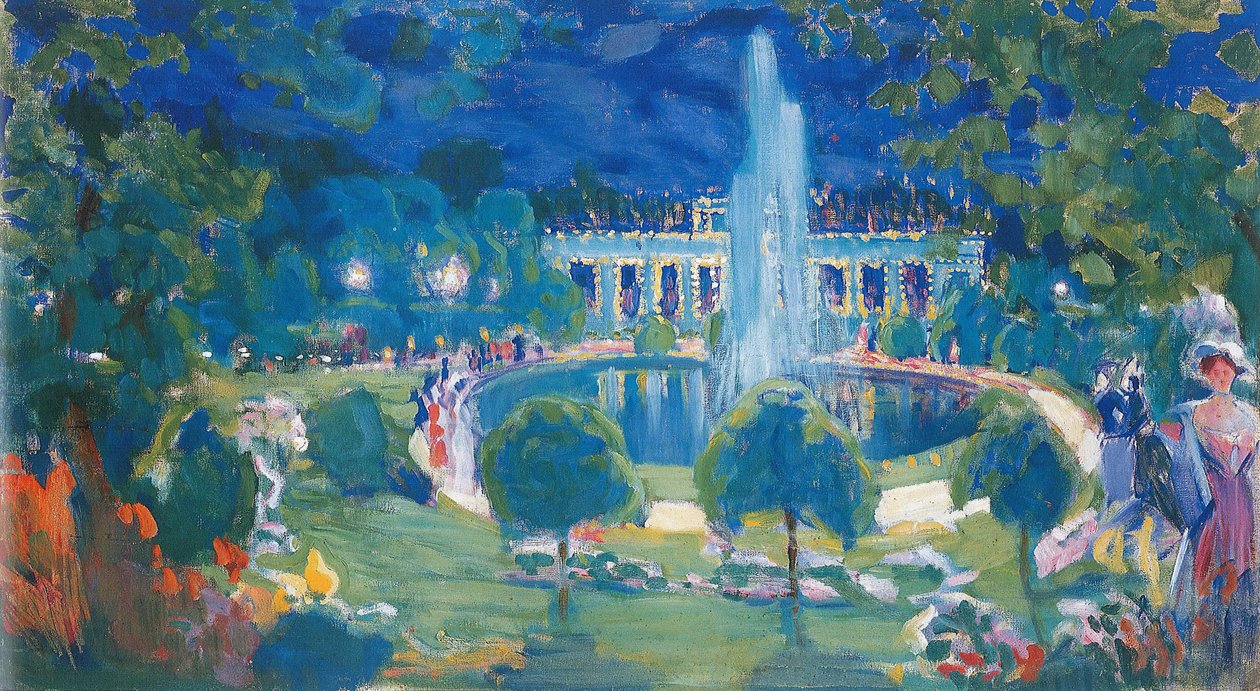 Fontäner, c. 1908. av Alexander Fyodorovich Gaush