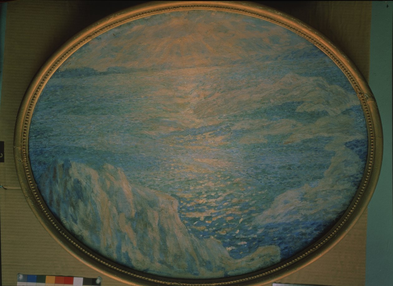 Hav, sol, stenar, 1900-1910 av Alexander Fyodorovich Gaush