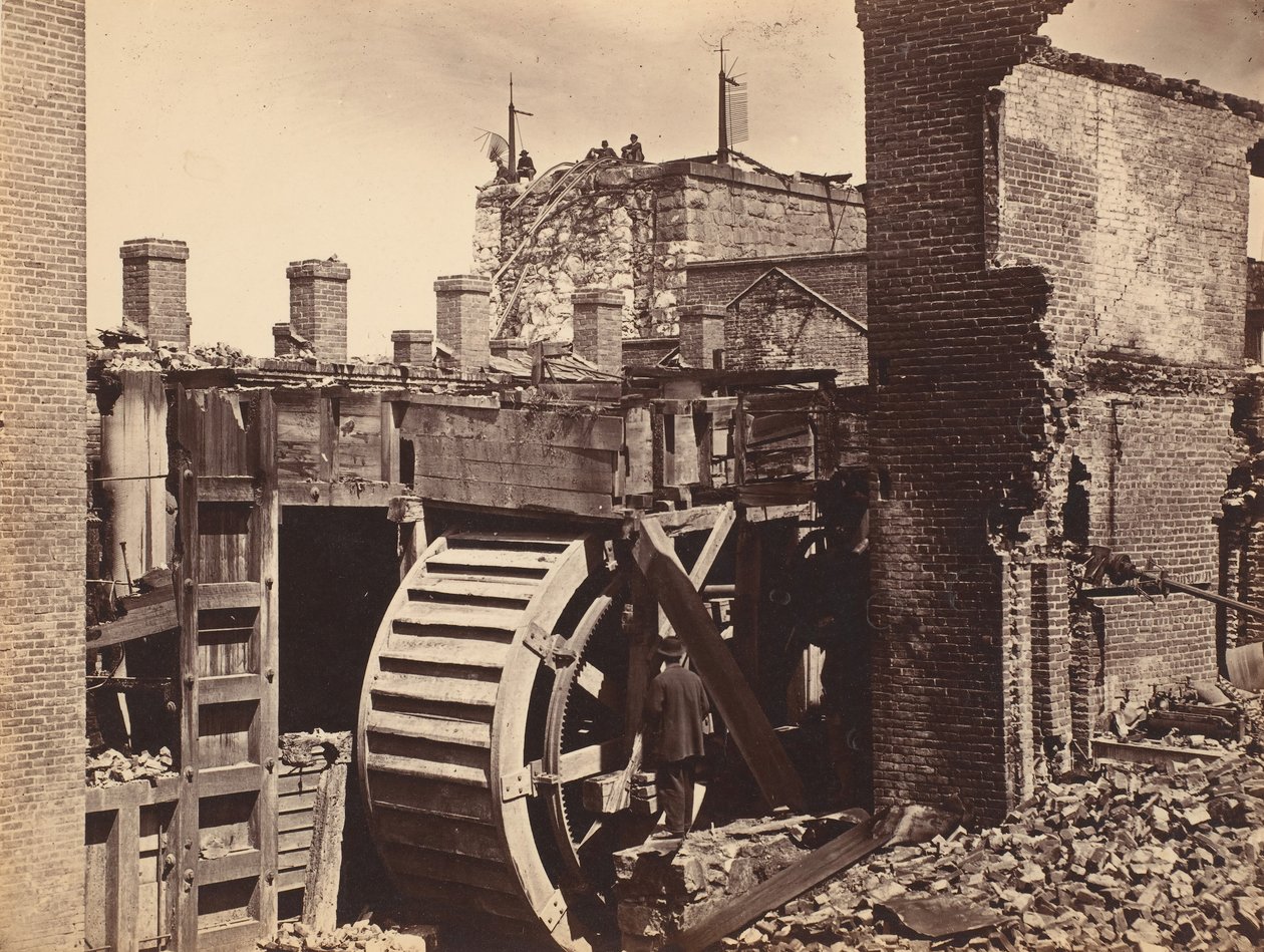 Mill, Richmond, Virginia, ca. 1865. av Alexander Gardner